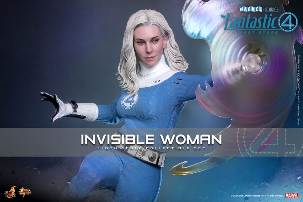 Invisible Woman par Hot Toys - figurine 1/6 Les 4 Fantastiques : Premiers Pas de 28 cm - Reference MMS823