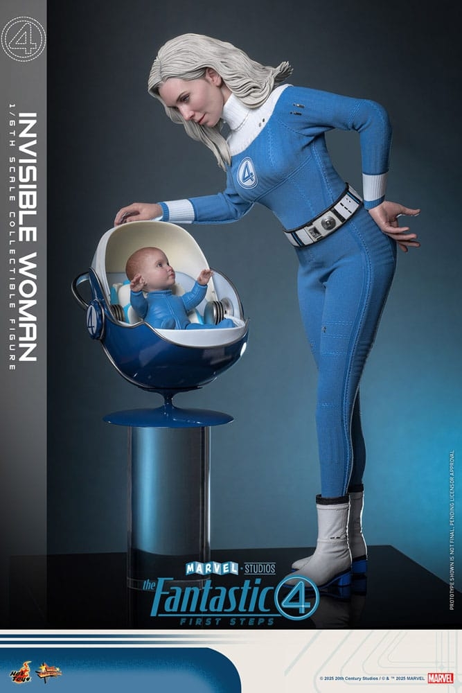 Invisible Woman par Hot Toys - figurine 1/6 Les 4 Fantastiques : Premiers Pas de 28 cm - Reference MMS823