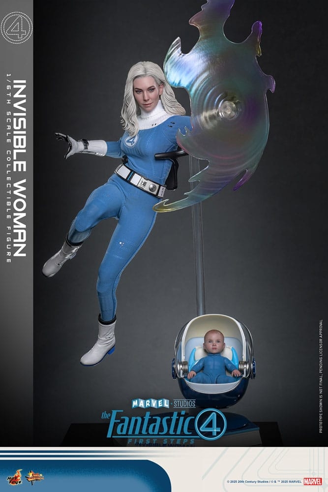 Invisible Woman par Hot Toys - figurine 1/6 Les 4 Fantastiques : Premiers Pas de 28 cm - Reference MMS823