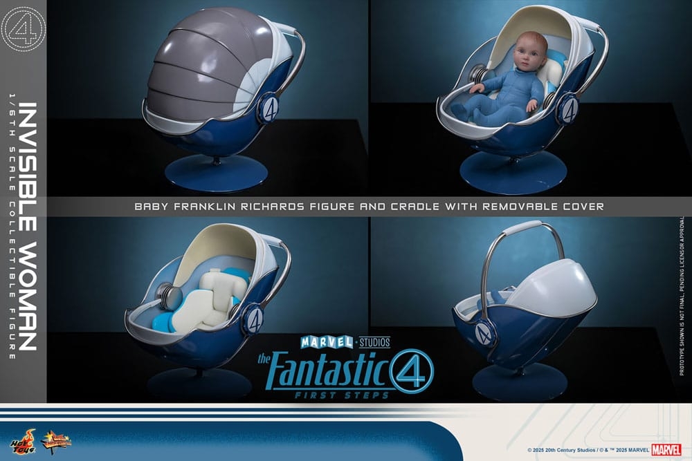 Invisible Woman par Hot Toys - figurine 1/6 Les 4 Fantastiques : Premiers Pas de 28 cm - Reference MMS823