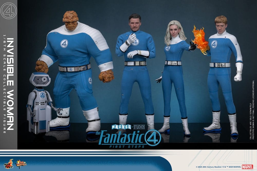 Invisible Woman par Hot Toys - figurine 1/6 Les 4 Fantastiques : Premiers Pas de 28 cm - Reference MMS823