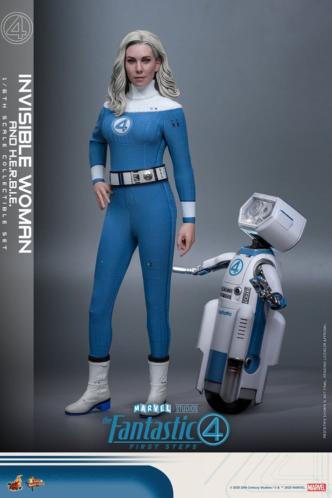 Invisible Woman Deluxe par Hot Toys - figurine 1/6 Les 4 Fantastiques : Premiers Pas de 28 cm - Reference MMS824