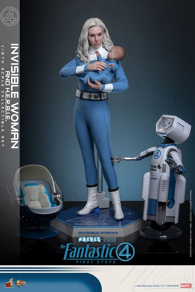Invisible Woman Deluxe par Hot Toys - figurine 1/6 Les 4 Fantastiques : Premiers Pas de 28 cm - Reference MMS824
