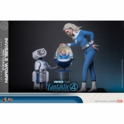 Invisible Woman van Hot Toys Deluxe version - Fantastic 4: First Steps 1/6 schaal actiefiguur - MMS824