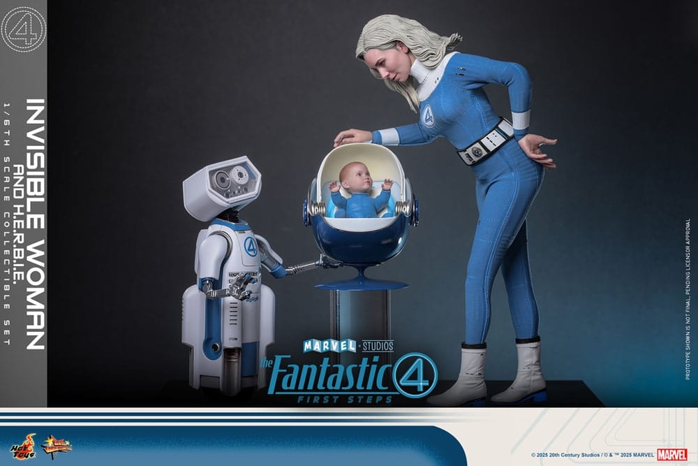 Invisible Woman Deluxe par Hot Toys - figurine 1/6 Les 4 Fantastiques : Premiers Pas de 28 cm - Reference MMS824