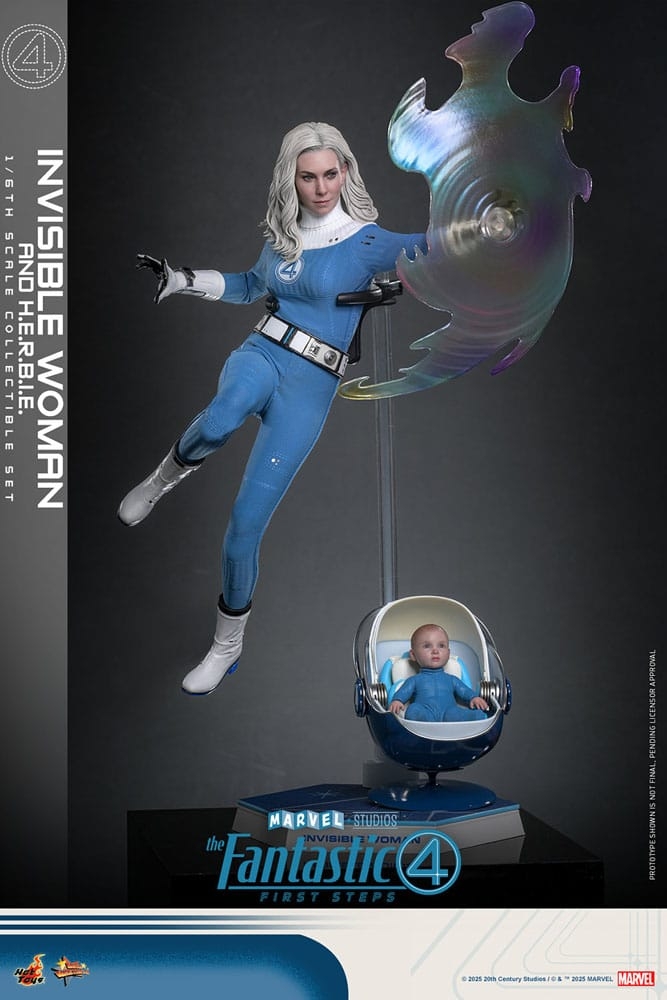 Invisible Woman Deluxe par Hot Toys - figurine 1/6 Les 4 Fantastiques : Premiers Pas de 28 cm - Reference MMS824