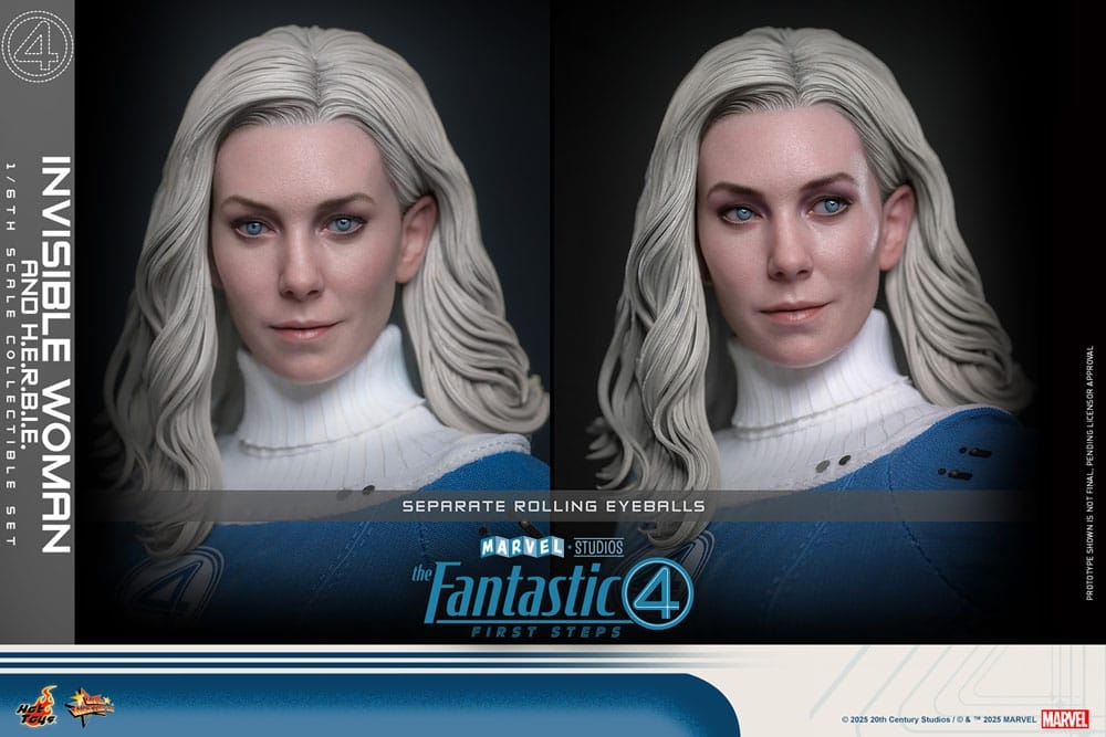 Invisible Woman Deluxe par Hot Toys - figurine 1/6 Les 4 Fantastiques : Premiers Pas de 28 cm - Reference MMS824