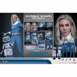 Invisible Woman van Hot Toys Deluxe version - Fantastic 4: First Steps 1/6 schaal actiefiguur - MMS824
