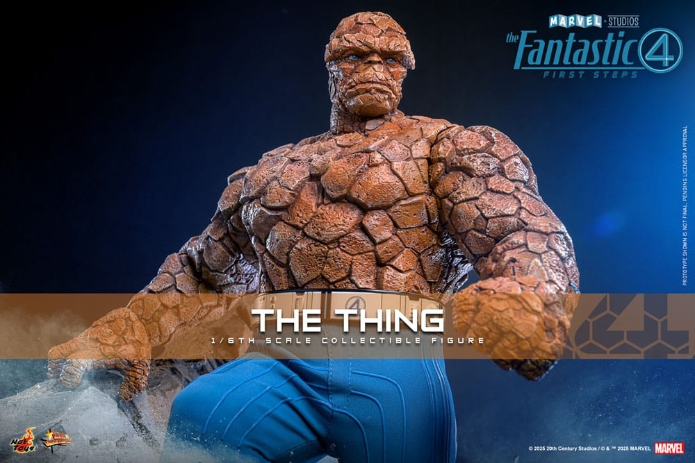La Chose par Hot Toys - figurine 1/6 Les 4 Fantastiques : Premiers Pas de 31 cm - Reference MMS813