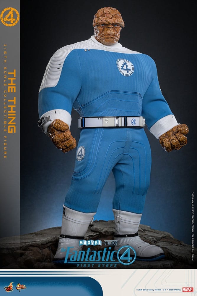La Chose par Hot Toys - figurine 1/6 Les 4 Fantastiques : Premiers Pas de 31 cm - Reference MMS813