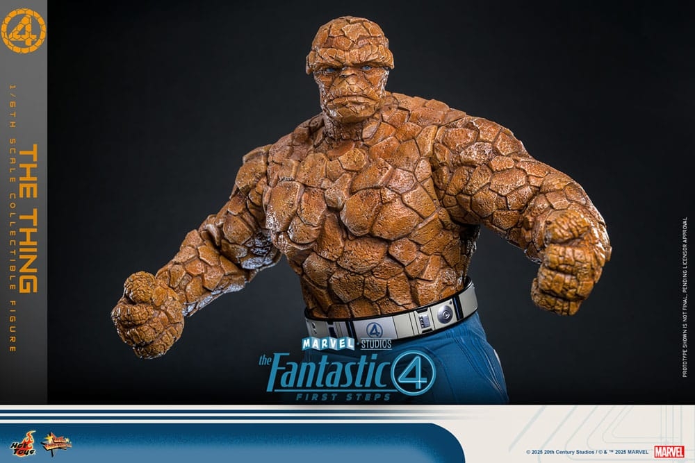 La Chose par Hot Toys - figurine 1/6 Les 4 Fantastiques : Premiers Pas de 31 cm - Reference MMS813
