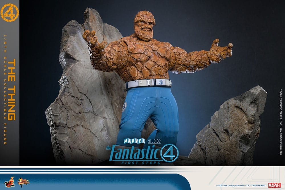 La Chose par Hot Toys - figurine 1/6 Les 4 Fantastiques : Premiers Pas de 31 cm - Reference MMS813
