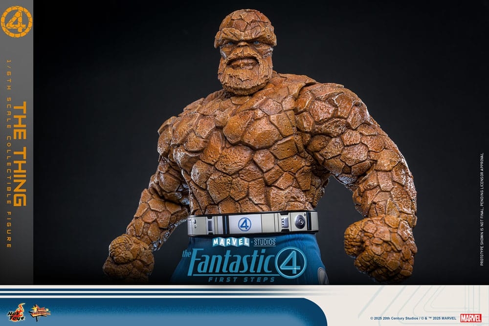 La Chose par Hot Toys - figurine 1/6 Les 4 Fantastiques : Premiers Pas de 31 cm - Reference MMS813