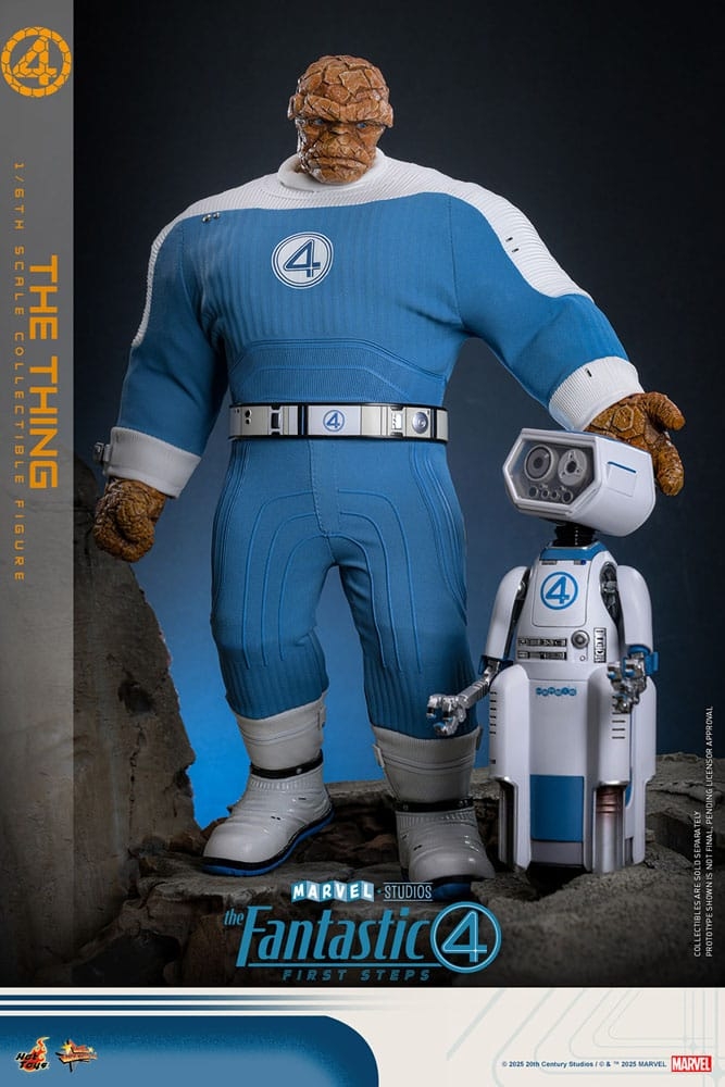 La Chose par Hot Toys - figurine 1/6 Les 4 Fantastiques : Premiers Pas de 31 cm - Reference MMS813