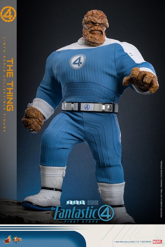 La Chose par Hot Toys - figurine 1/6 Les 4 Fantastiques : Premiers Pas de 31 cm - Reference MMS813