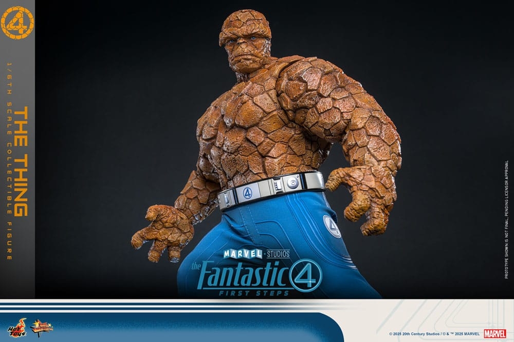 La Chose par Hot Toys - figurine 1/6 Les 4 Fantastiques : Premiers Pas de 31 cm - Reference MMS813