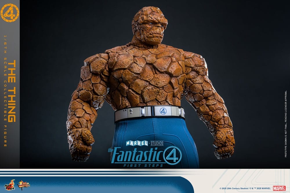 La Chose par Hot Toys - figurine 1/6 Les 4 Fantastiques : Premiers Pas de 31 cm - Reference MMS813