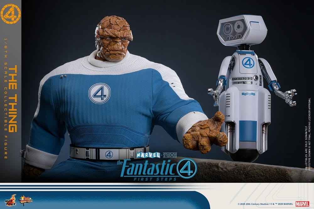 La Chose par Hot Toys - figurine 1/6 Les 4 Fantastiques : Premiers Pas de 31 cm - Reference MMS813