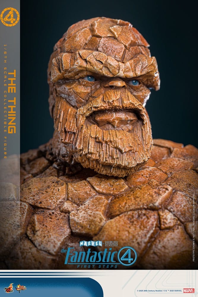 La Chose par Hot Toys - figurine 1/6 Les 4 Fantastiques : Premiers Pas de 31 cm - Reference MMS813