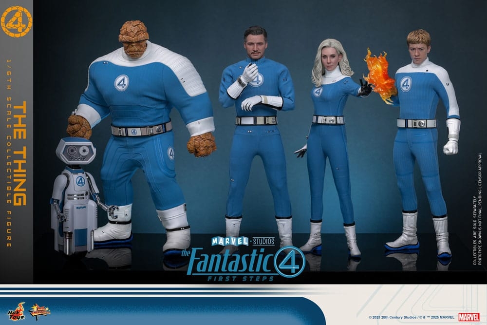 La Chose par Hot Toys - figurine 1/6 Les 4 Fantastiques : Premiers Pas de 31 cm - Reference MMS813