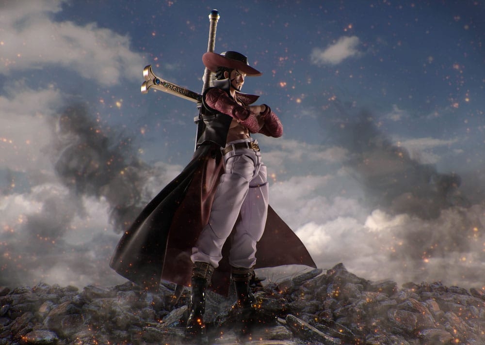 Dracule Mihawk (Hawkeye) SH Figuarts par Bandai Tamashii Nations - figurine One Piece de 17 cm