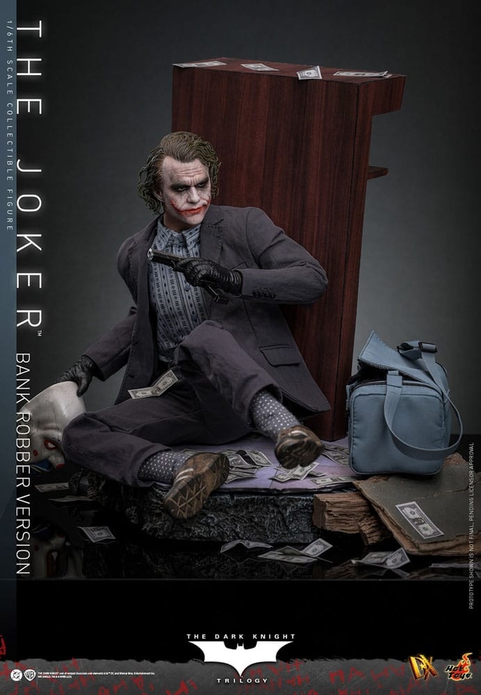 The Joker (Bank Robber Version) Collector par Hot Toys - figurine 1/6 The Dark Knight Trilogy de 30 cm - Reference DX50