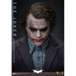 The Joker (Bank Robber Version) Collector par Hot Toys - figurine 1/6 The Dark Knight Trilogy de 30 cm - Reference DX50