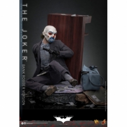 The Joker (Bank Robber Version) Collector par Hot Toys - figurine 1/6 The Dark Knight Trilogy de 30 cm - Reference DX50
