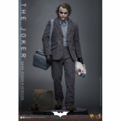 The Joker (Bank Robber Version) Collector par Hot Toys - figurine 1/6 The Dark Knight Trilogy de 30 cm - Reference DX50