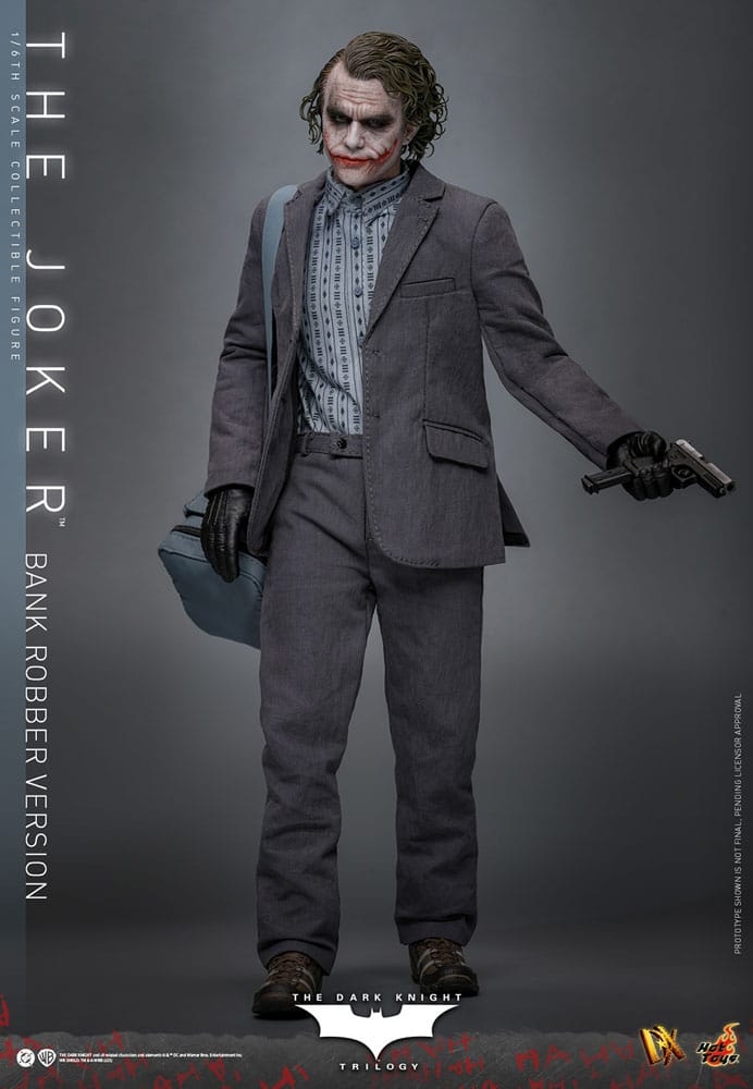 The Joker (Bank Robber Version) Collector par Hot Toys - figurine 1/6 The Dark Knight Trilogy de 30 cm - Reference DX50