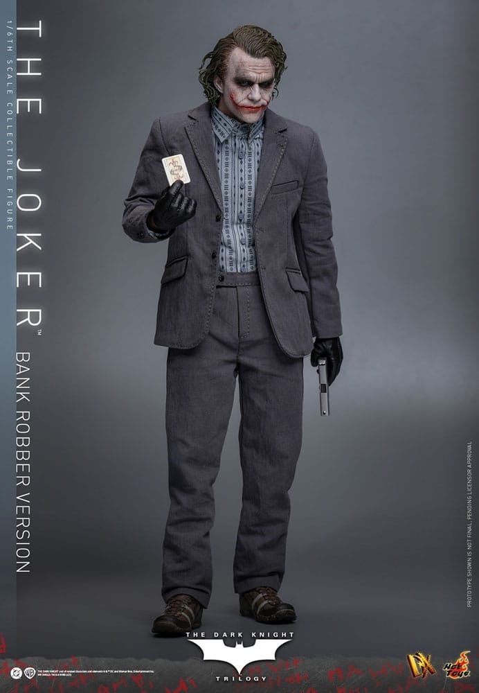 The Joker (Bank Robber Version) Collector par Hot Toys - figurine 1/6 The Dark Knight Trilogy de 30 cm - Reference DX50