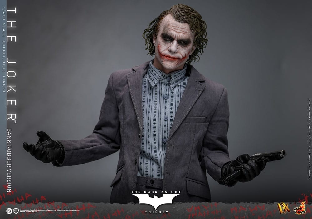 The Joker (Bank Robber Version) Collector par Hot Toys - figurine 1/6 The Dark Knight Trilogy de 30 cm - Reference DX50