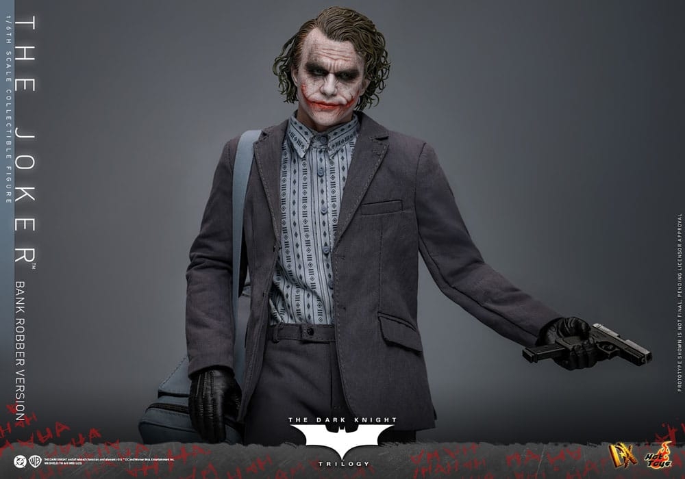 The Joker (Bank Robber Version) Collector par Hot Toys - figurine 1/6 The Dark Knight Trilogy de 30 cm - Reference DX50