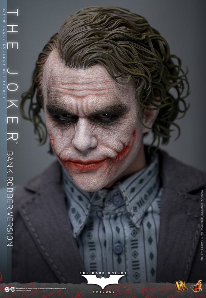 The Joker (Bank Robber Version) Collector par Hot Toys - figurine 1/6 The Dark Knight Trilogy de 30 cm - Reference DX50