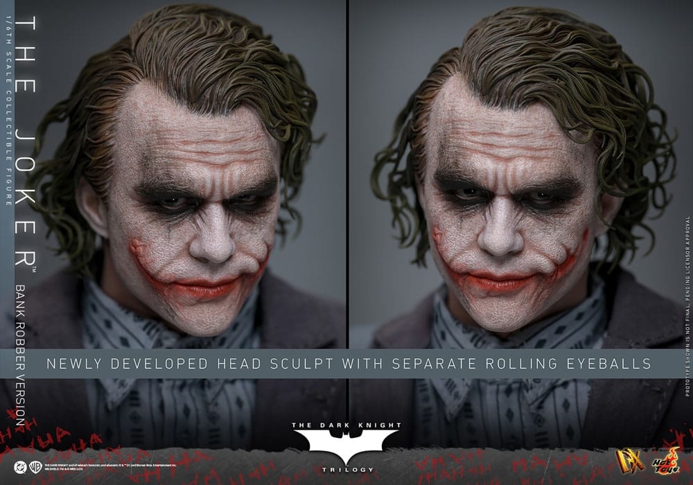 The Joker (Bank Robber Version) Collector par Hot Toys - figurine 1/6 The Dark Knight Trilogy de 30 cm - Reference DX50