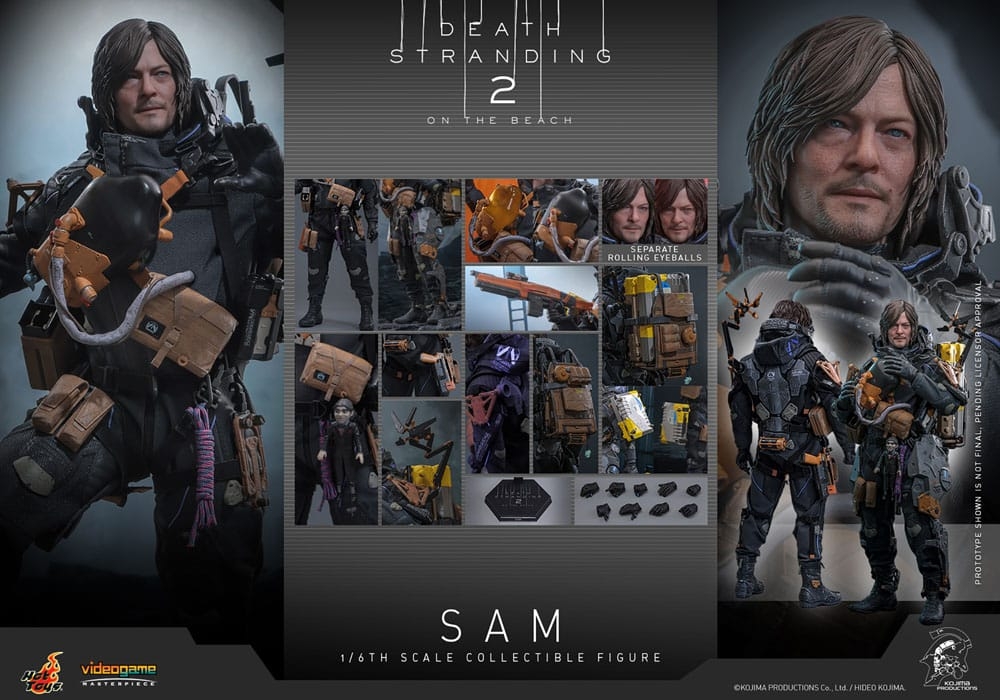 Sam by Hot Toys Collector version - Death Stranding 2: On the Beach 1/6 scale action figure - Reference VGM75