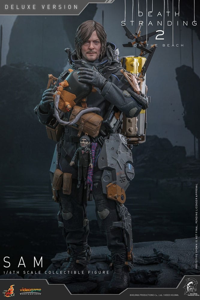 Sam Deluxe par Hot Toys - figurine 1/6 Death Stranding 2: On the Beach de 31 cm - Reference VGM76