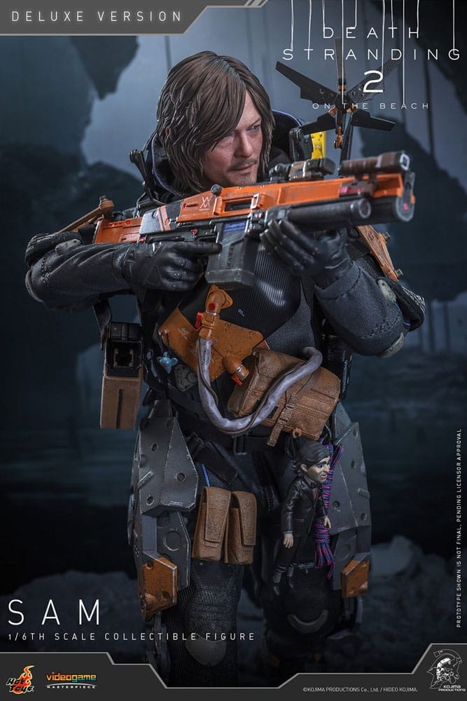 Sam Deluxe par Hot Toys - figurine 1/6 Death Stranding 2: On the Beach de 31 cm - Reference VGM76