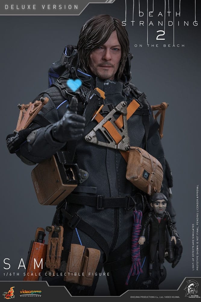 Sam Deluxe par Hot Toys - figurine 1/6 Death Stranding 2: On the Beach de 31 cm - Reference VGM76