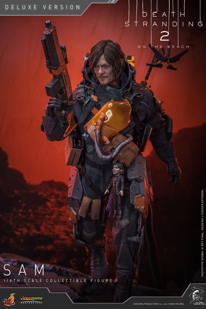 Sam Deluxe par Hot Toys - figurine 1/6 Death Stranding 2: On the Beach de 31 cm - Reference VGM76