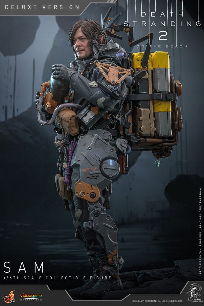 Sam Deluxe par Hot Toys - figurine 1/6 Death Stranding 2: On the Beach de 31 cm - Reference VGM76