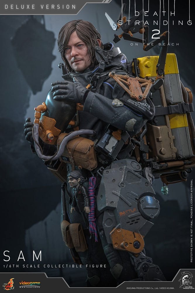 Sam Deluxe par Hot Toys - figurine 1/6 Death Stranding 2: On the Beach de 31 cm - Reference VGM76
