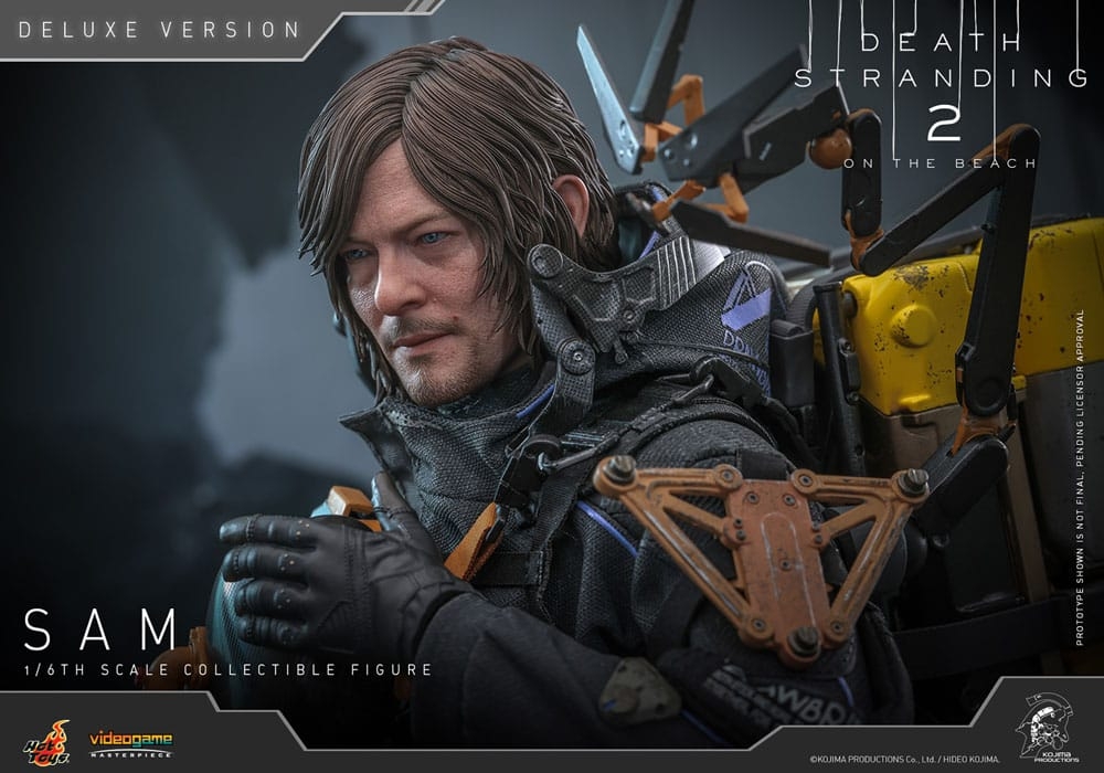 Sam Deluxe par Hot Toys - figurine 1/6 Death Stranding 2: On the Beach de 31 cm - Reference VGM76