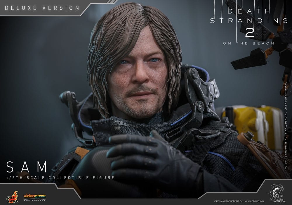 Sam Deluxe par Hot Toys - figurine 1/6 Death Stranding 2: On the Beach de 31 cm - Reference VGM76