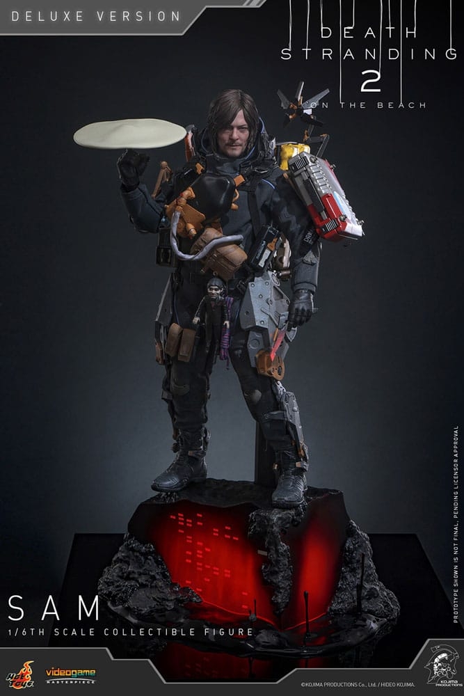 Sam Deluxe par Hot Toys - figurine 1/6 Death Stranding 2: On the Beach de 31 cm - Reference VGM76