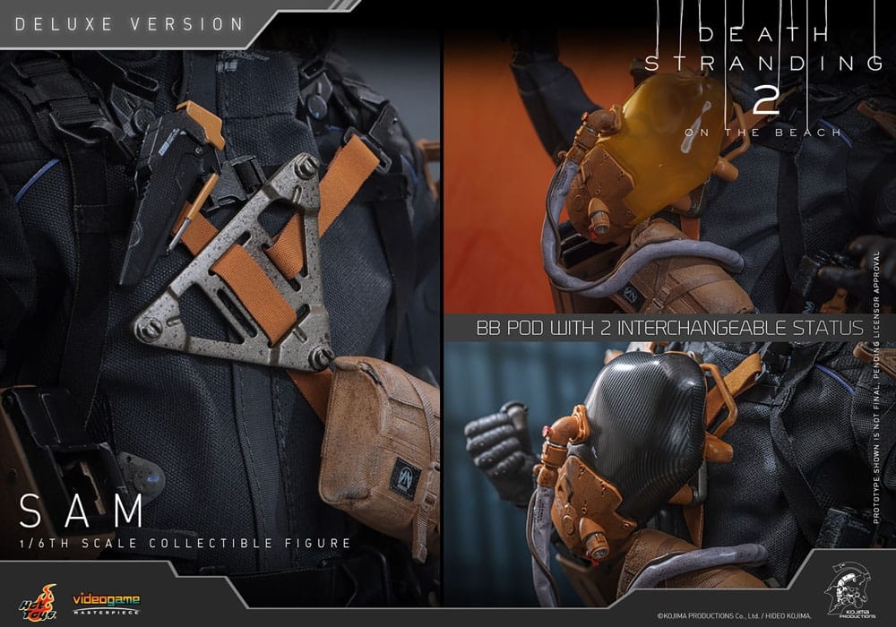 Sam Deluxe par Hot Toys - figurine 1/6 Death Stranding 2: On the Beach de 31 cm - Reference VGM76