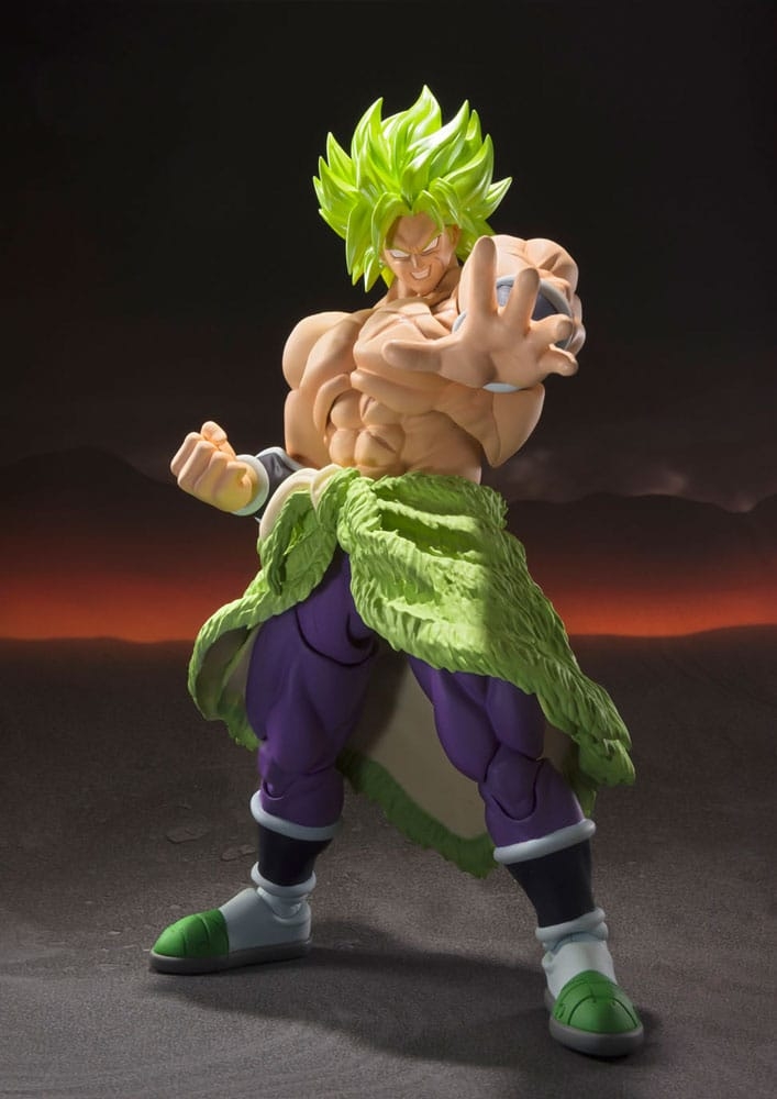 Broly (Super Saiyan Fullpower) SH Figuarts Reissue par Bandai - figurine Dragon Ball Super Broly de 22 cm