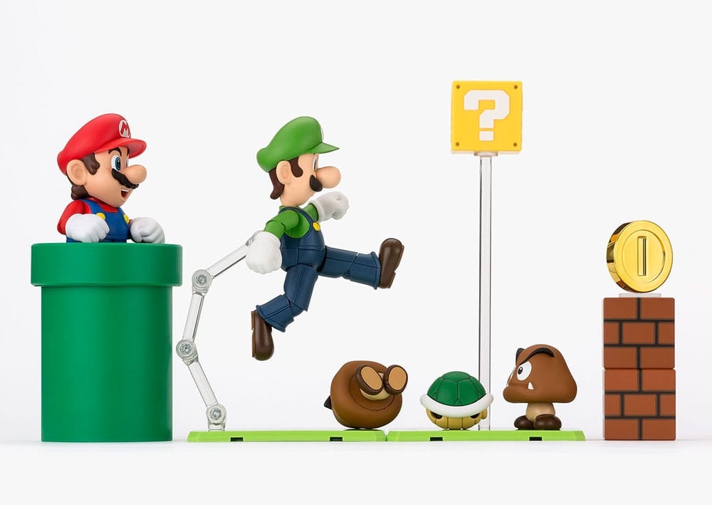 Super Mario Playset SH Figuarts by Bandai Tamashii Nations - Super Mario 15 cm diorama