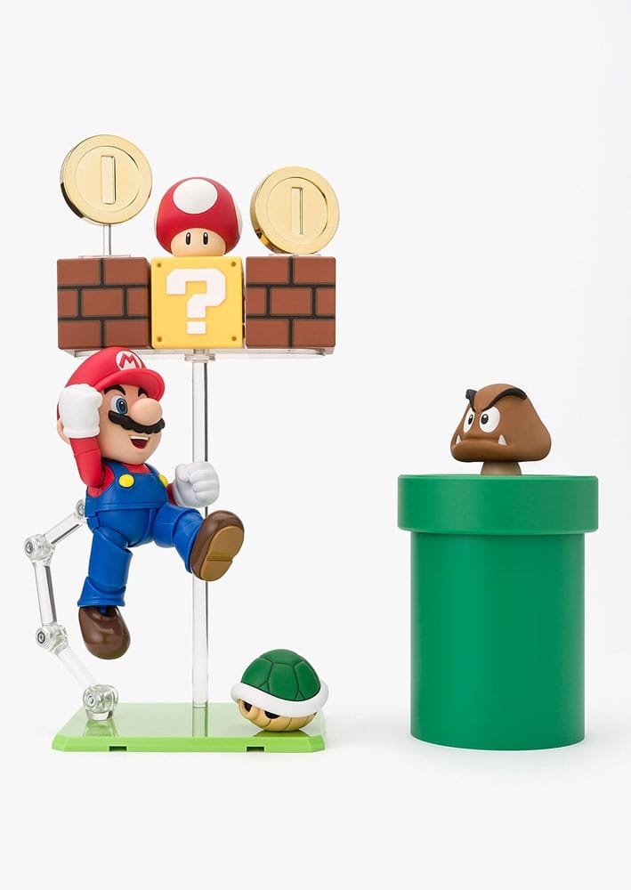 Super Mario Playset SH Figuarts by Bandai Tamashii Nations - Super Mario 15 cm diorama