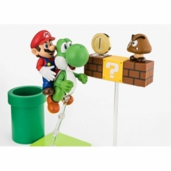 Super Mario Playset SH Figuarts par Bandai Tamashii Nations - diorama Super Mario de 15 cm